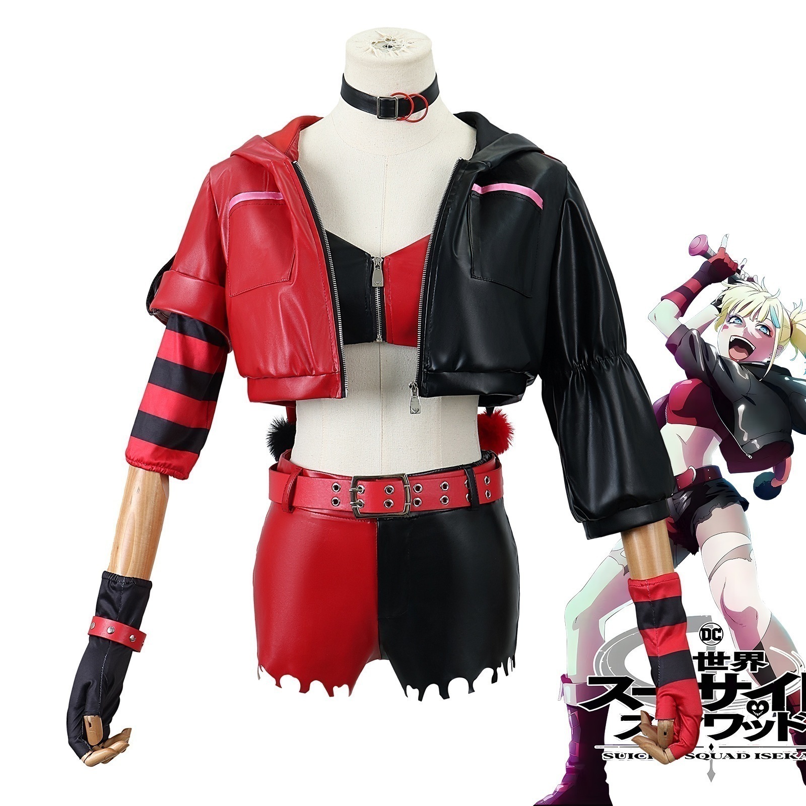 【人気爆売れ】ハロウィーン異世界自殺隊cos コスプレ コスチュームハリー・クイン小醜い女コスプレ