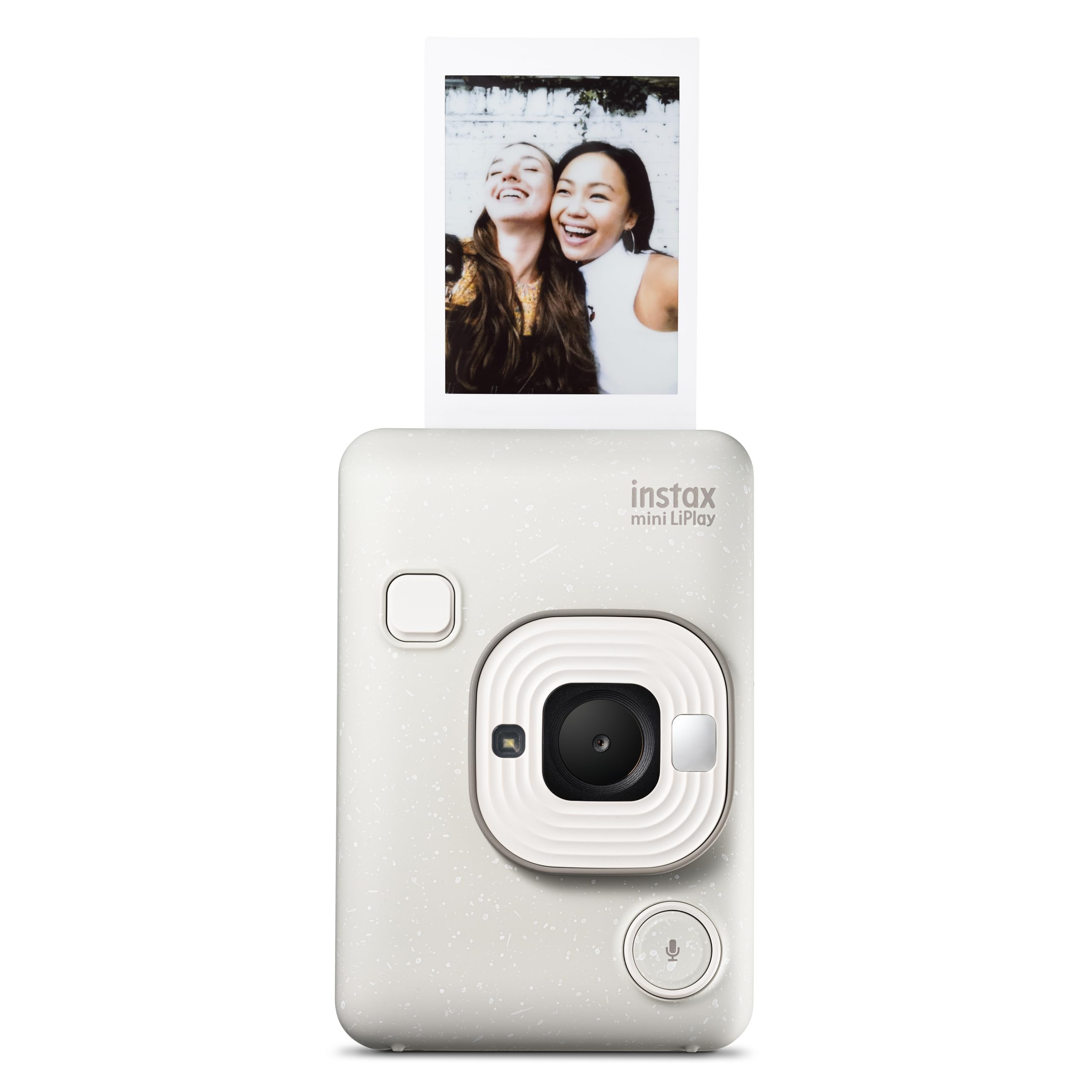 富士フイルム(FUJIFILM) クリスマスプレゼント お年玉ギフト チェキ インスタントカメラ/スマホプリンター instax mini LiPlay ホワイト INS LIPLAY C WHITE