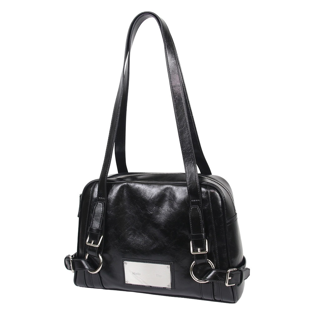 バッグ ショルダーバッグ MK2511BG024M BLACK ボウリングバッグ風 レディース 新作