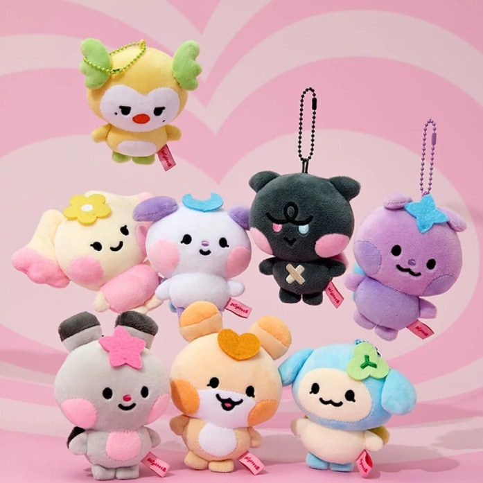ATEEZ MINI PLUSH KEYRING - Enter the MIGHTEEZ WORLD