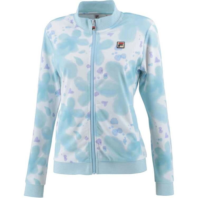 総柄ジャケット（レディース） L マリンブルー #VL2580-29