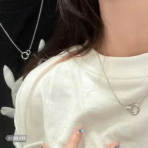 70 アイテム アクセサリー シルバー リング ペア ネックレス 2 個セット 大切な人への贈り物 お揃い シンプル 誕生日 カップル クリスマス プレゼント