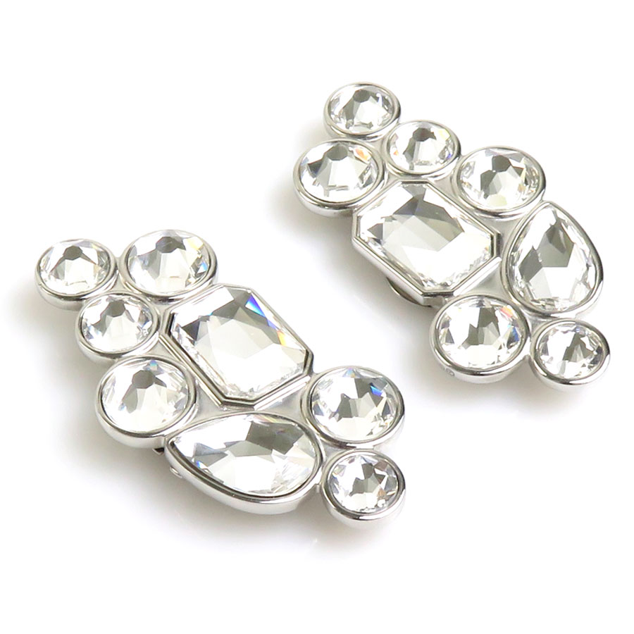 スワロフスキー SWAROVSKI シューズクリップ メタル/スワロフスキー クリア レディース r9741f