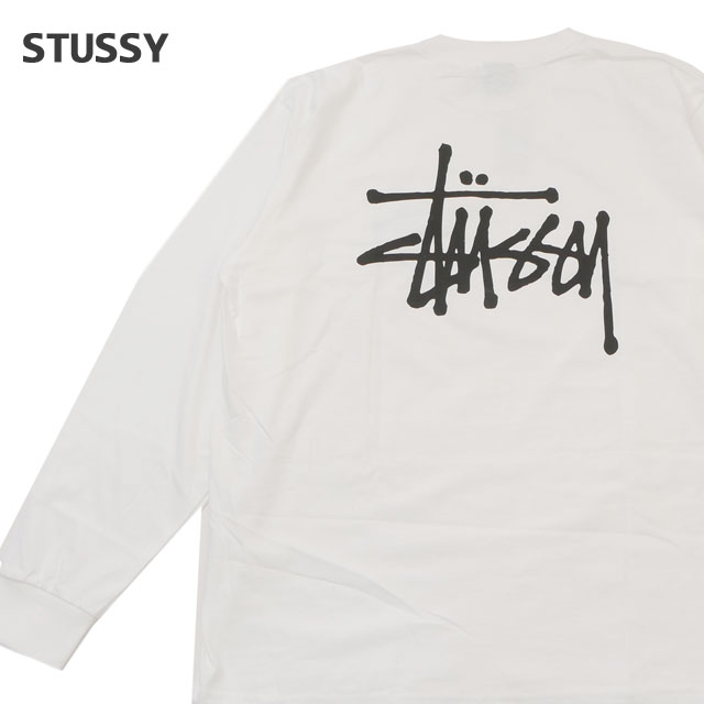 ステューシー STUSSY BASIC STUSSY LS TEE WHITE 202-001292-060
