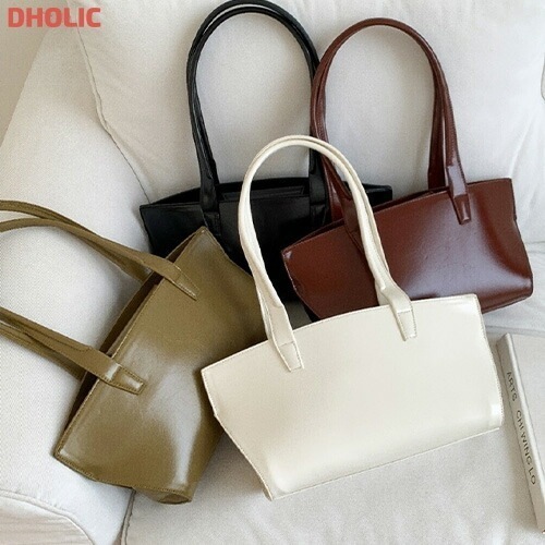 [メガ割りSALE]ステッチ台形トートバッグ