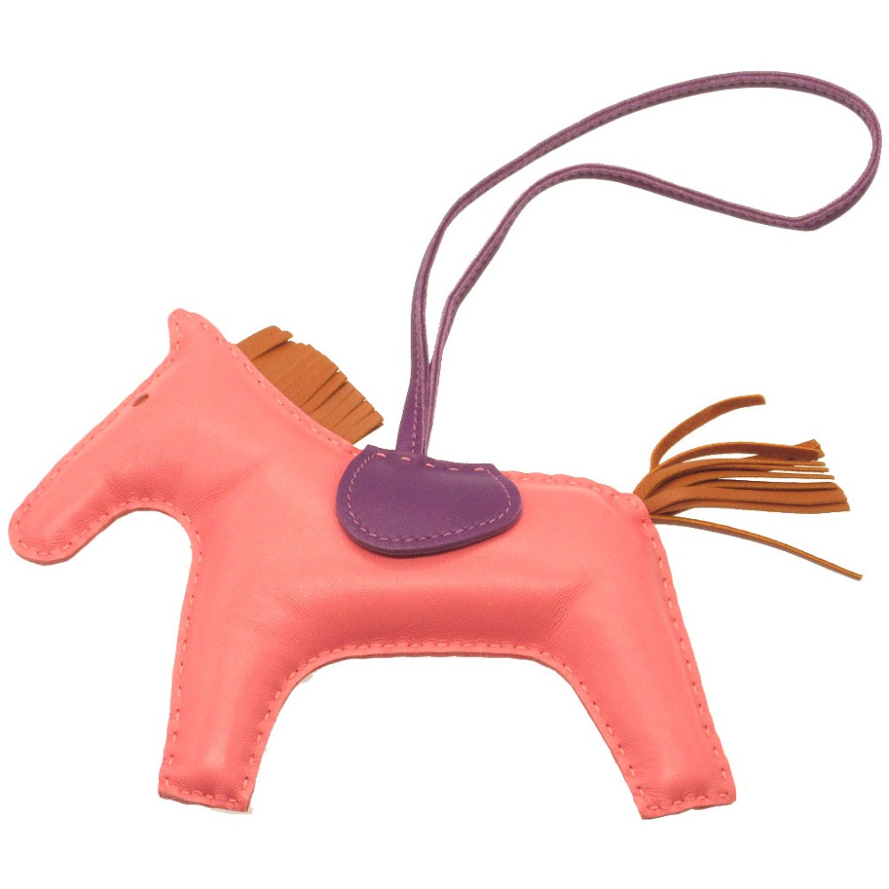 新品同様 バッグチャーム ロデオチャームGM キーホルダー レザー/アニューミロ ローズアザレ D刻印刻印 0190【中古】 レディース