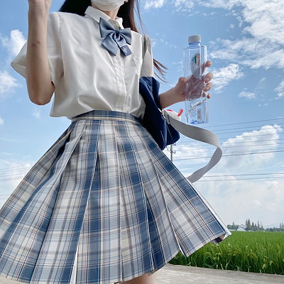 Qoo10] jk プリーツスカート チェック柄 ミニ : レディース服