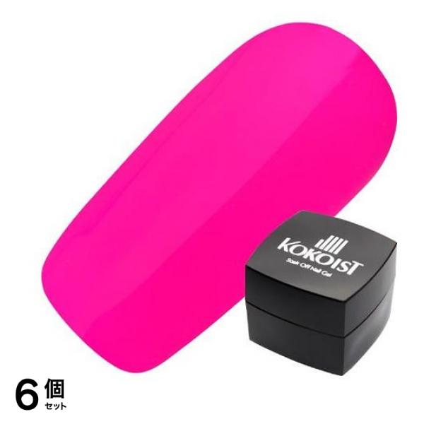 KOKOIST(ココイスト) エクセルライン ソークオフカラージェル E-59 ブライト・ピンキー・ピンキー 2.5g 6個セット