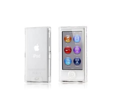 2点セットApple iPod nano 7 【税込?送料無料】 クリスタル カバー ケース 両面保護 人気 おすすめ アイポッドナノ 第7世代 7th 液晶保護フィルム1枚 + クリア 対応 2012年