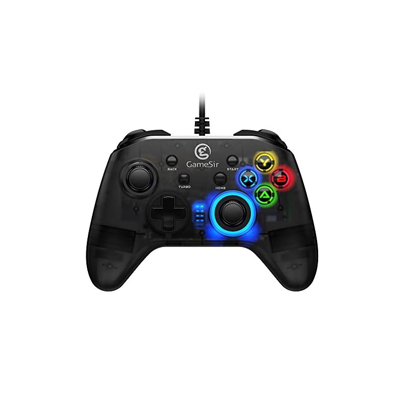 PCゲーミングコントローラー 振動連射機能 Steamゲーム対応 有線ゲームパッド