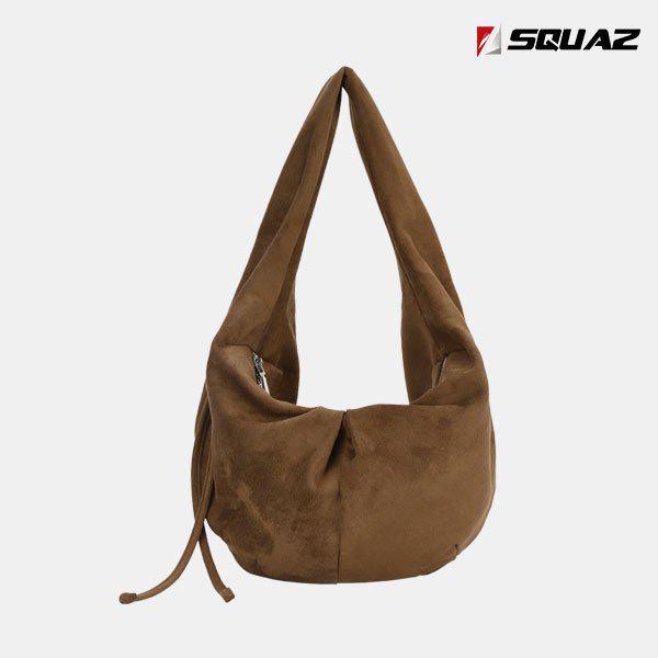 女性ハーフムーンスエードボボショルダートートバッグカジュアルデイリーバッグSAIN033