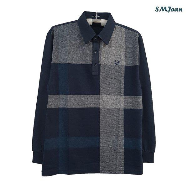 SMJ558 ジャンピエル 長袖カラーTシャツ メンズ 長袖カラーTシャツ ミドル丈長袖Tシャツ ミドル丈メンズ長袖Tシャツ ゴルフTシャツ