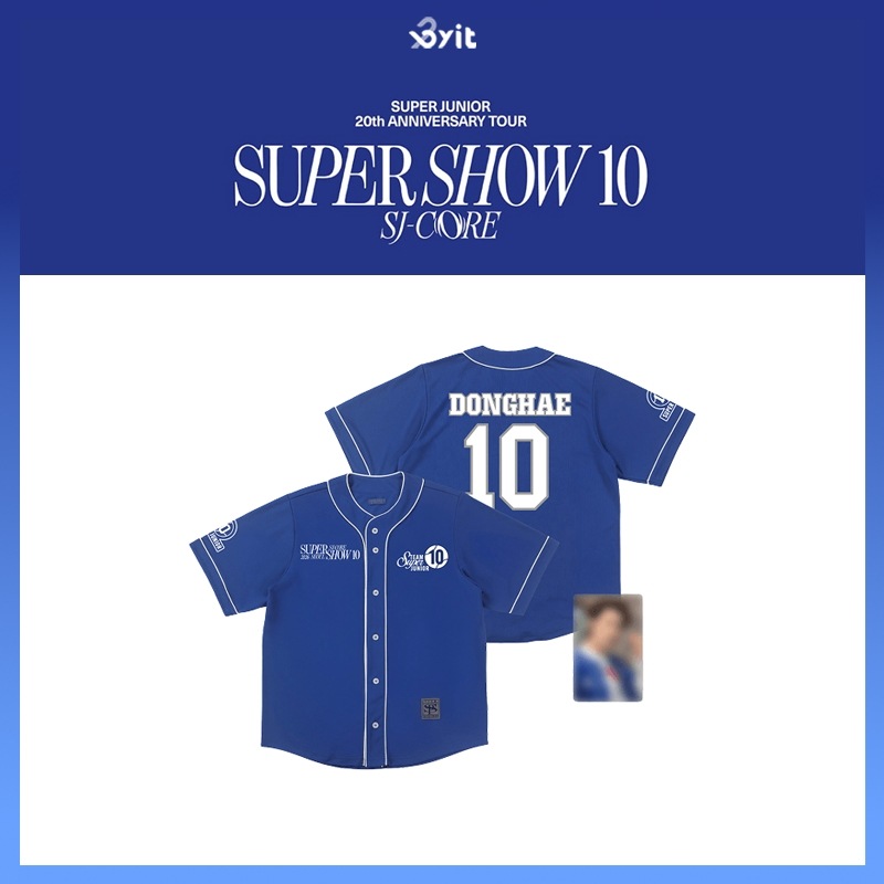 【公式】 SUPER JUNIOR [ BASEBALL UNIFORM SET ] SUPER SHOW 10 SJ-CORE MD / 公式グッズ / 予約商品