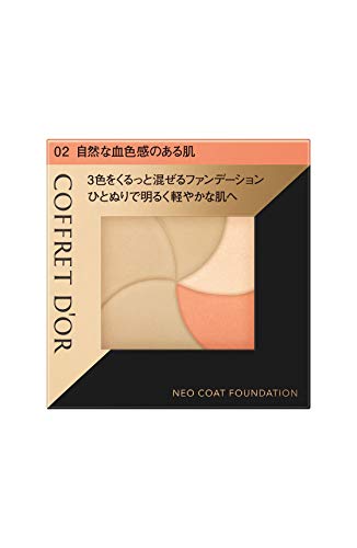 COFFRET DOR コフレドール ネオコートファンデーション 02 自然な血色感のある肌 9グラム (x 1)