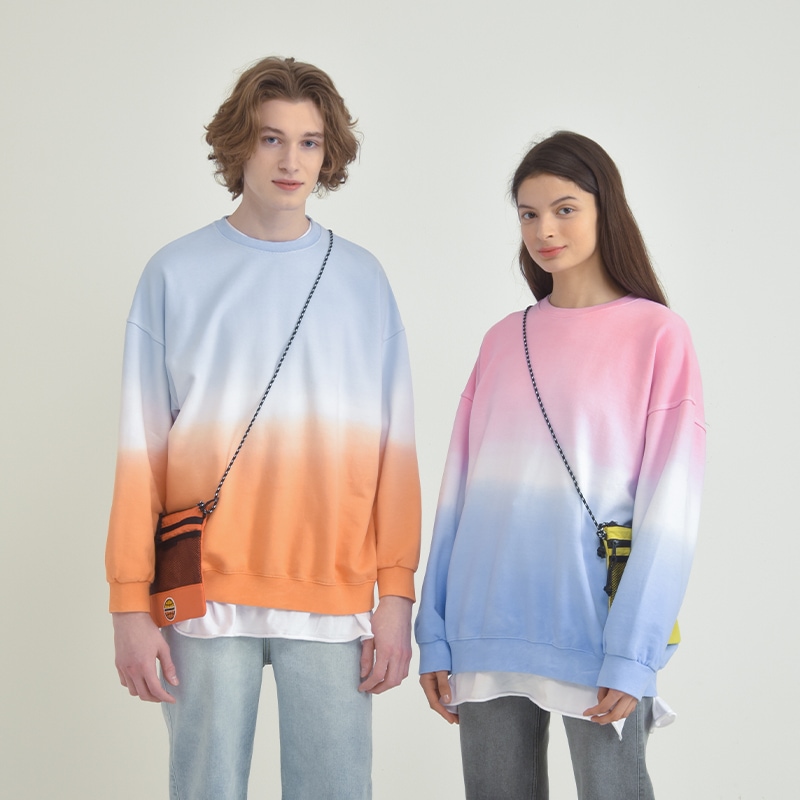 [MIDNIGHT MOVE] tie dye mtm タイダイ スウェット