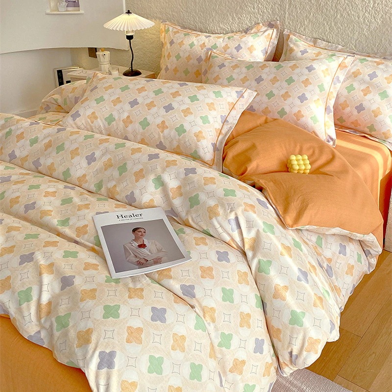 ギフト箱入り純綿4点セット純綿増厚掛け布団カバー一人暮らし用寝具3点セット