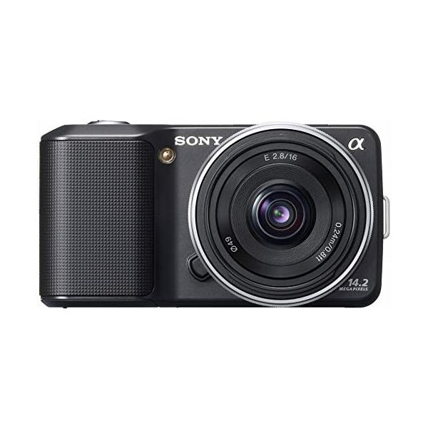 【中古】ソニー SONY ミラーレス一眼α NEX-3 薄型広角レンズキット ブラック NEX-3A/B