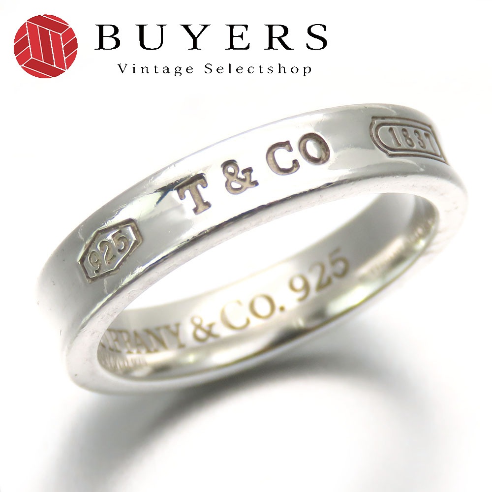 中古 リング・指輪 １８３７ シルバー925 約3.9g シルバー シンプル アクセサリー レディース 女性