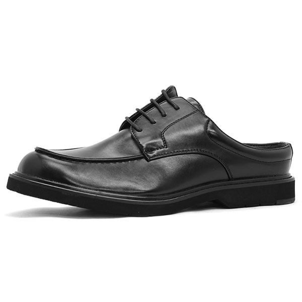 ビジネスサンダル スリッパ メンズ 空気循環 エアソール 革靴 ビジネスシューズ 通気性 軽量 蒸れない 4e 大きいサイズ対応 防滑 外羽根 Uチップ ビジネス 紳士靴 PUレザー 854