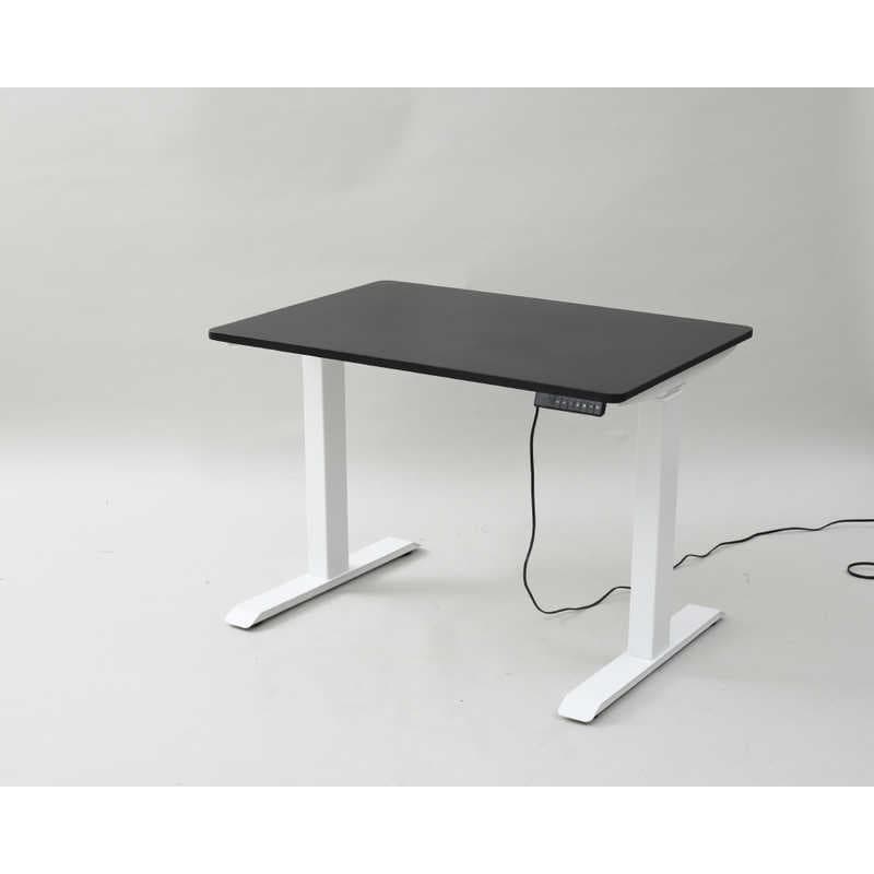 ヤマゼン　電動昇降デスク W1000xD700xH710～1100mm　ELD-FS-MWH/T1000-BK