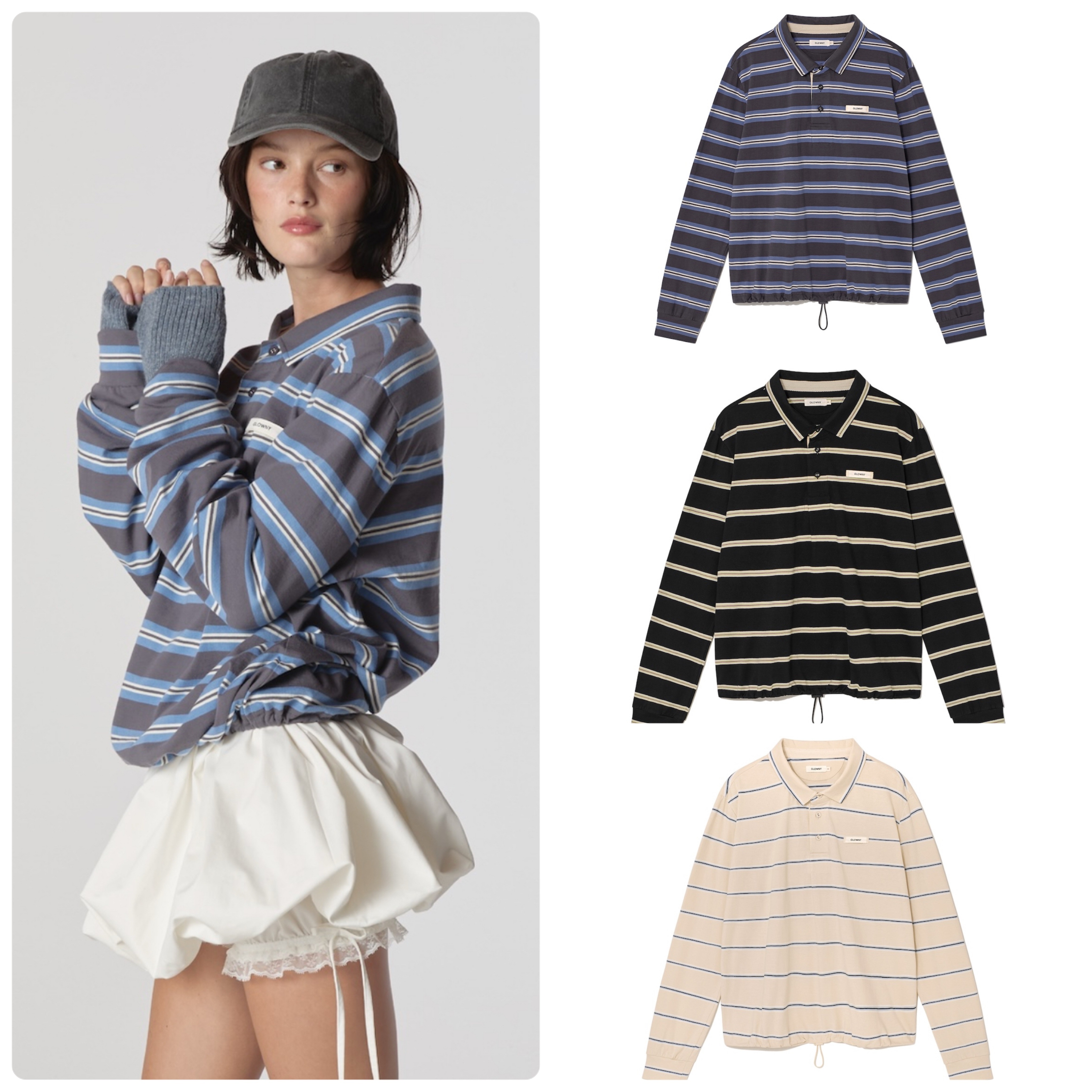 TERRY PK LONG SLEEVE 4カラー