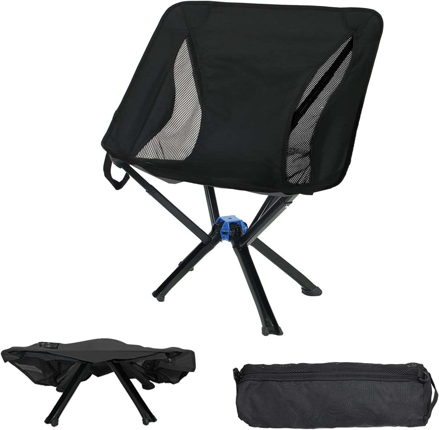 キャンプ チェア 折りたたみ コンパクト アウトドア チェア 5秒で組み立て 超軽量キャンプ椅子 お釣り 登山 耐荷重150kg