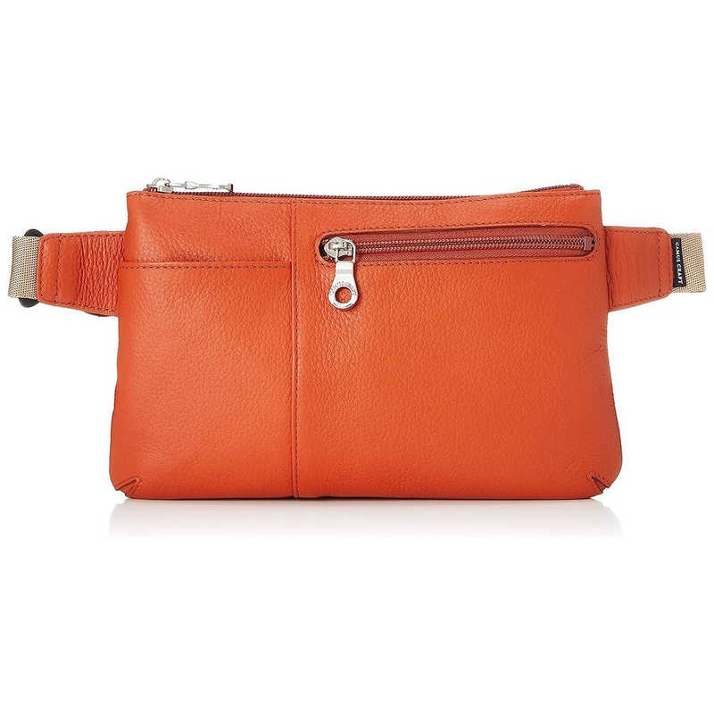 カミュクラフト　牛革ウエストバッグ カミュクラフト オレンジ　N2707-26