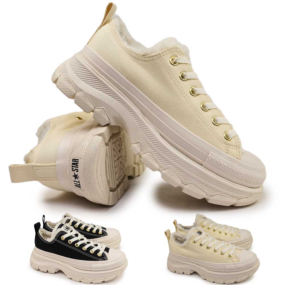 オールスター R トレックウエーブ ボア OX ローカット レディース スニーカー