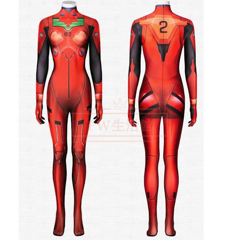 【新品開催 即納】新世紀エヴァンゲリオン 明日香 コスプレ衣装 ウィッグ EVA アニメ 衣装 コスチューム ハロウィン