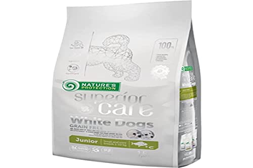 ネイチャーズプロテクション スーペリアケア ホワイトドッグ ジュニア グレインフリー 犬用 1.5kg