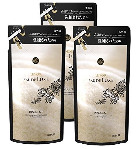 レノア オードリュクス 柔軟剤 イノセント 詰め替え 480ml3袋