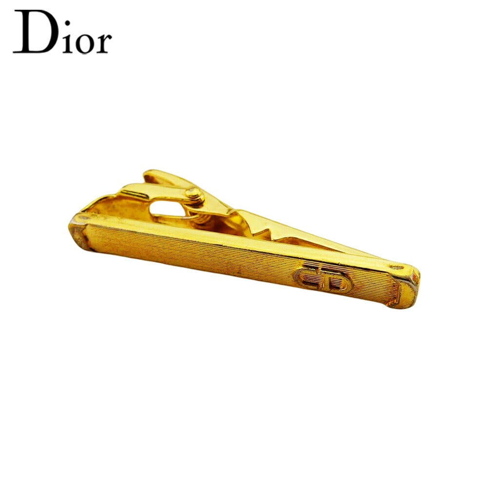 タイピン ネクタイピン CDマーク メンズ ワニロ式 ゴールド 中古