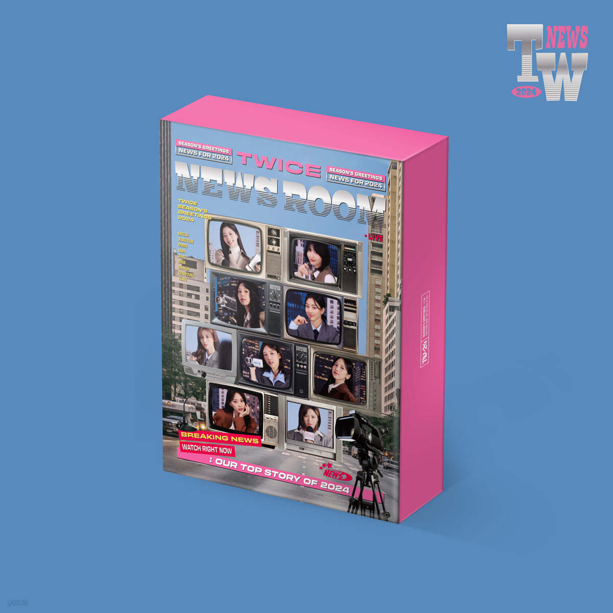 [MEGA] [特典] TWICE 2024 SEASON’S GREETINGS [ TWICE NEWS ROOM ] シーズングリーティング 公式カレンダー シーグリ