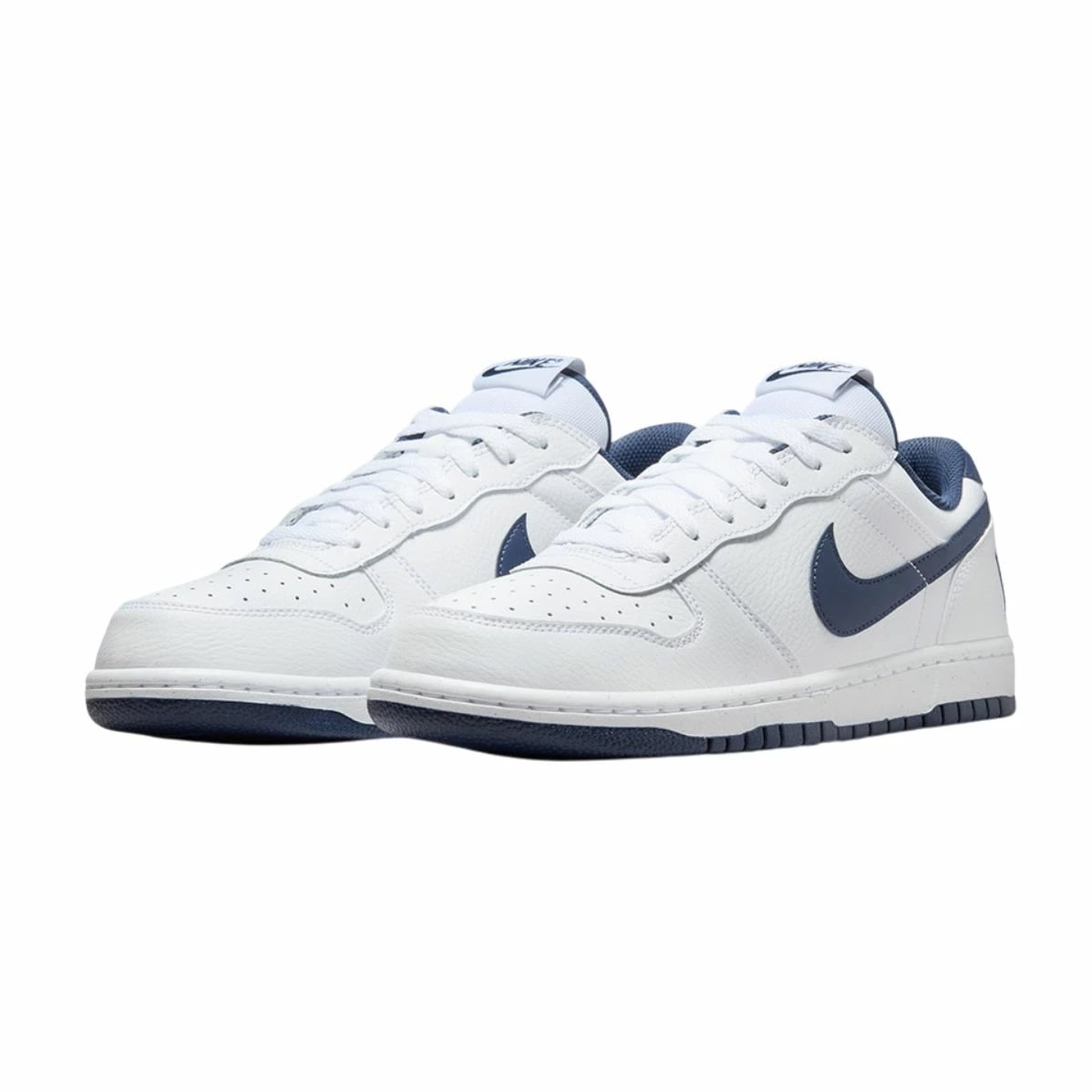 NIKE ナイキ BIG NIKE LOW ナイキ ビッグ ロー ホワイト ネイビー ネービー 白 メンズ シューズ スニーカー 通学 355152-140 靴