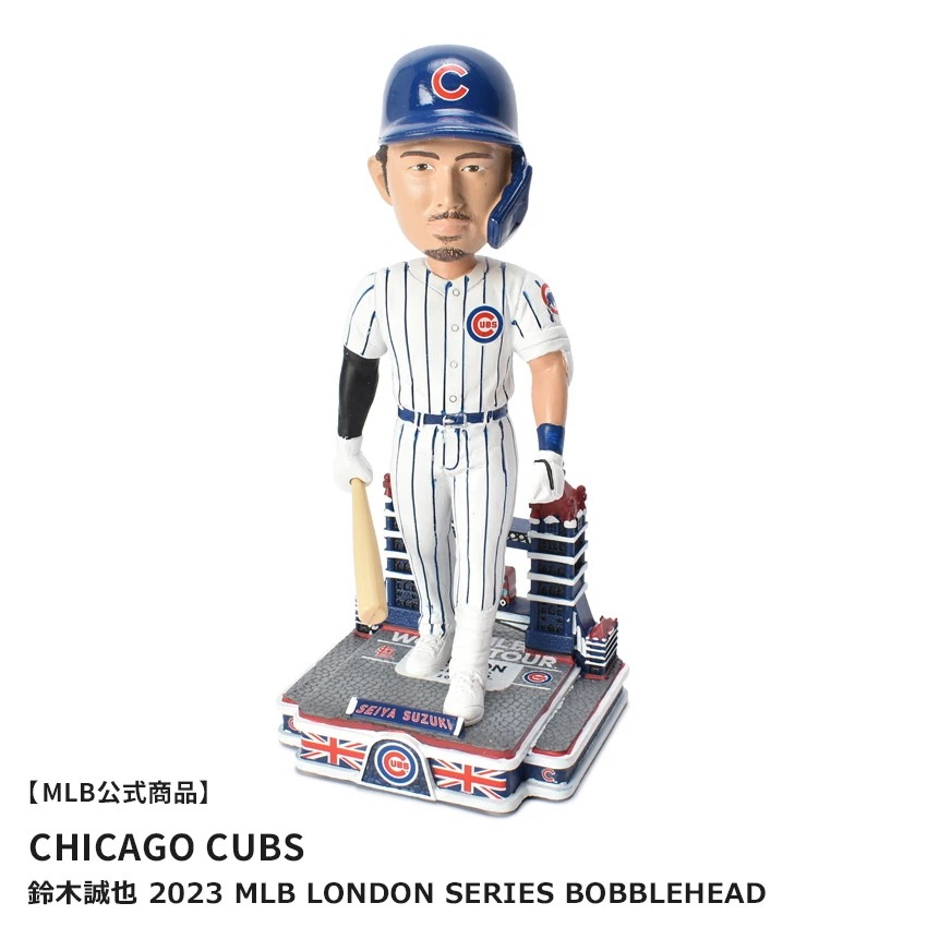 SEIYA SUZUKI CHICAGO CUBS 2023 MLB LONDON SERIES BOBBLEHEAD BHMB23LSCCSS 鈴木誠也 フィギュア