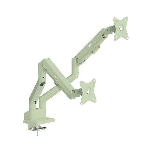 PIXIO PS1D WAVE MINT GREEN モニターアーム デュアル ミントグリーン 2画面 上下 ガススプリング かわいい 緑 黄緑 ピクシオ 32インチ 対応 14,153円