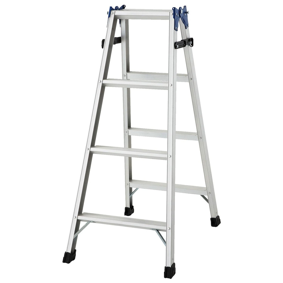 長谷川工業(Hasegawa) はしご兼用ステップ幅広脚立 RH2.0-12(1.1m) 脚立 アルミ 踏台 4段 はしご