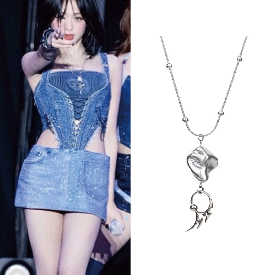 ベビーモンスター アヒョンが着用 UGLY PIERCE NECKLACE