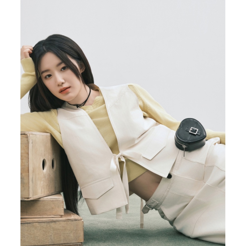 COVERNAT WOMAN クローバーハートラッキーミニクロスボディバッグブラック