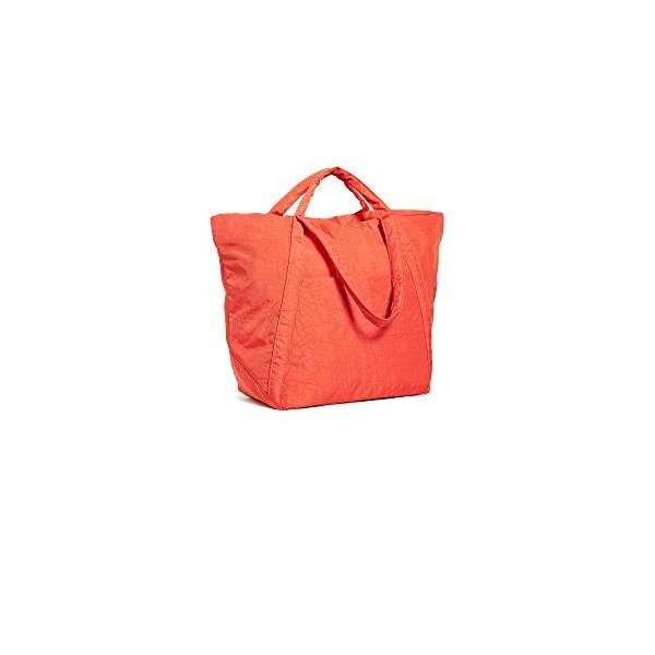 BAGGU Travel Cloud Bag, Lightweight Nylon Packable Tote for Travel or Everyday Use, Tomato 並行輸入品