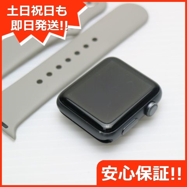 良品Apple Watch series3 42mm GPS スペースグレイ 169