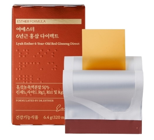 6年根紅参ダイレクト 320mg x 20枚 (6.4g) 5,152円