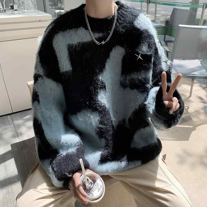 メンズ ファッション 服 男性用 オシャレ シンプル 大人 かっこいい 大きいサイズ ストリート 紳士服 レトロ セーター 厚手 セーター ファッション ストリート カップル