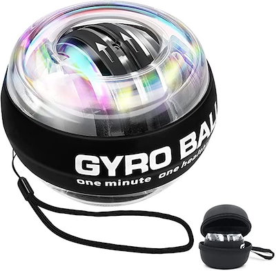 他サイト： パワーボール オートスタート機能 スナップボール 手首 前腕 握力 トレーニング ストラップ付き( LED発光)の商品画像