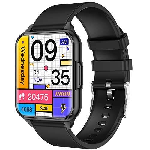スマートウォッチ 2022最新進【Bluetooth5.2＆1.83インチ大画面】 Smart Watch IP68防水 24種類な運動モード 腕時計 活動量計 歩数計 万歩計 3D動態文字盤
