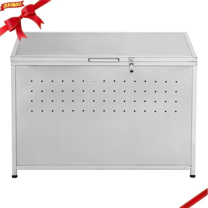 ステンレスごみ保管庫90 200L 屋外大型 防臭 動物対策 家庭用 便利