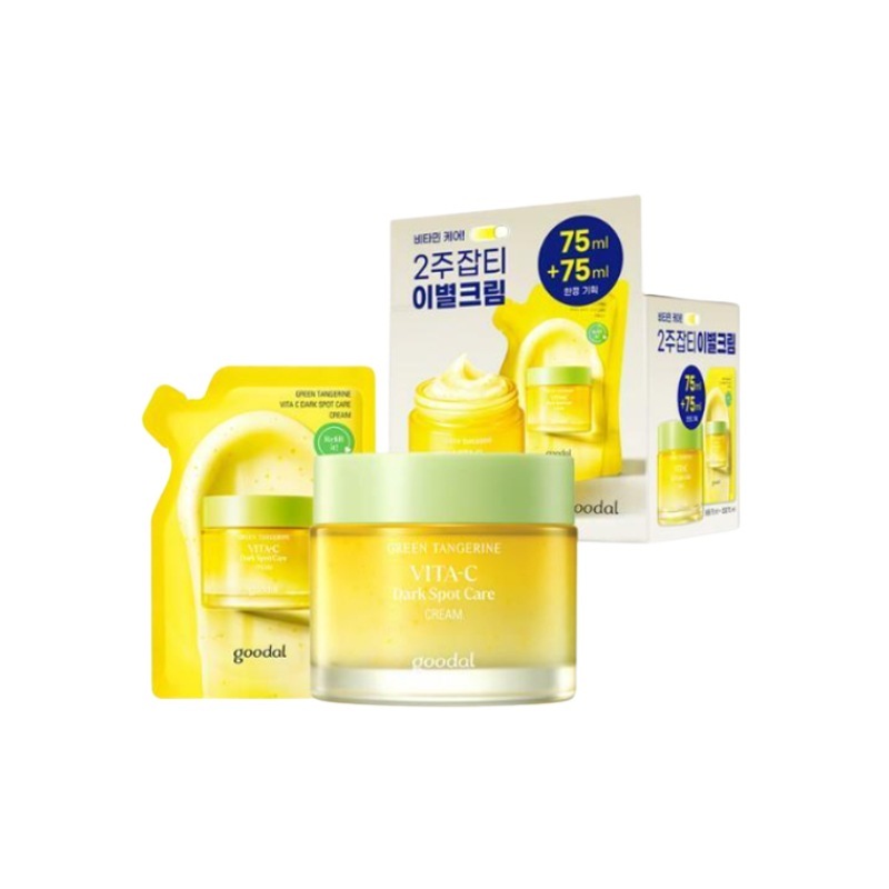 青蜜柑ビタC 雑ティーケアクリーム(75ml+75mlリフィル) 4,553円