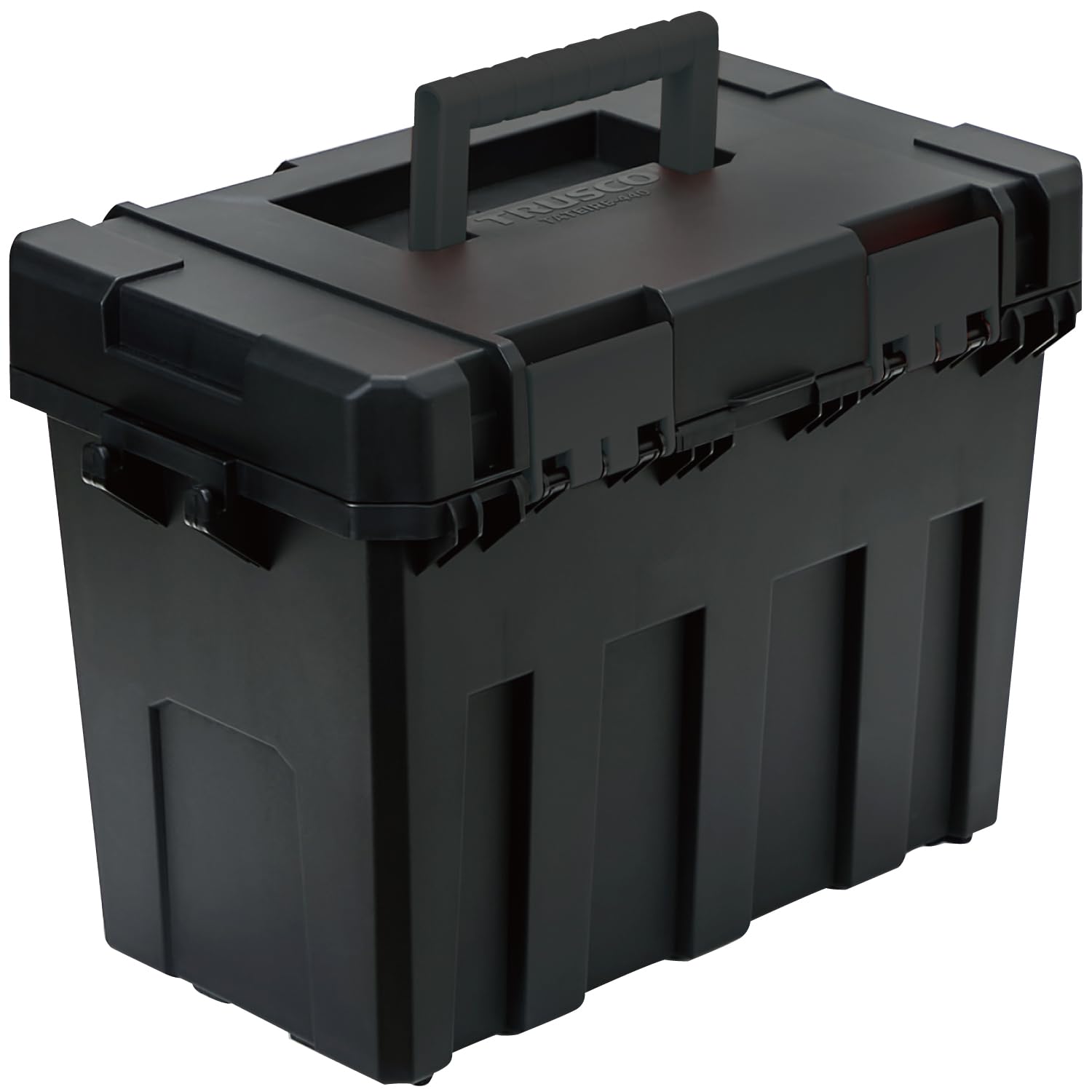 トラスコ中山(TRUSCO) 縦入れ収納工具箱 オールブラック
