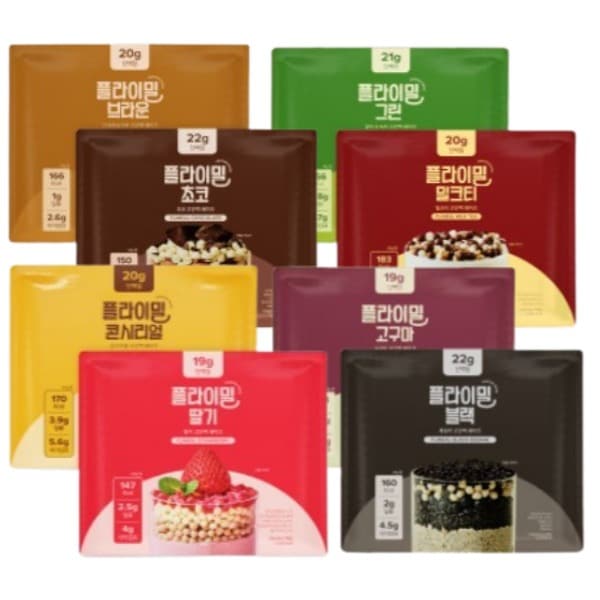 【FLYMILL】ダイエットシェイク パウチタイプ 8種アソート 45g×7包 / 食事代わり / 高たんぱく / 韓国ダイエット