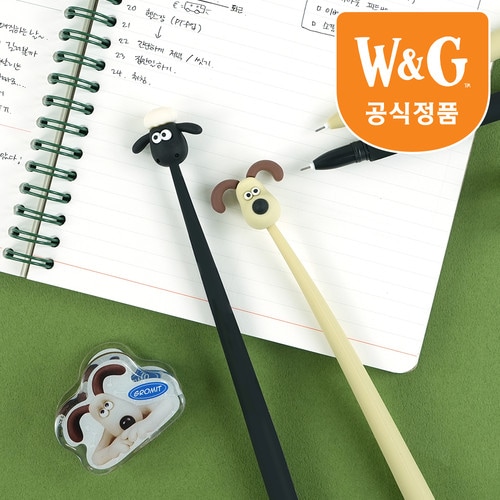 ウォレスとグルミット ゆらゆら ボールペン 0.5mm (20個 1セット)